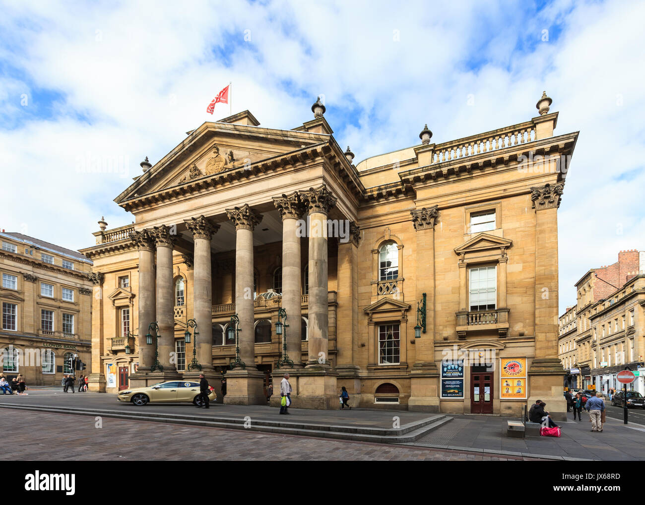 Il Theatre Royal di Newcastle Upon Tyne. Il Teatro inaugurato nel 1837 ed è un grado 1 elencati di teatro. Foto Stock