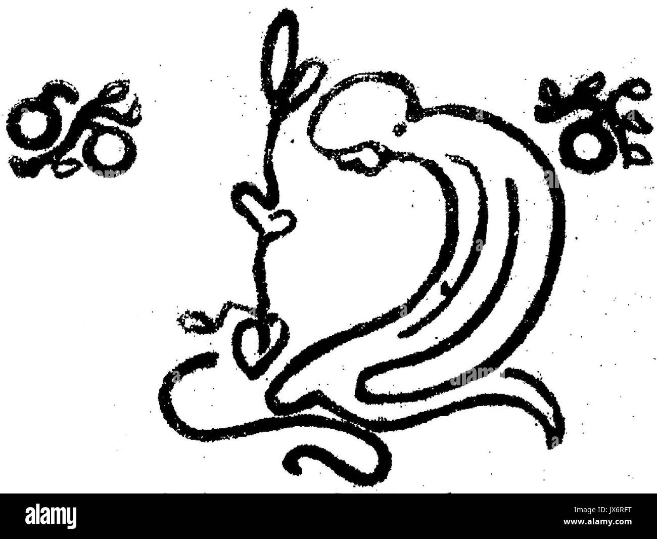 Elskamp Enluminures, 1898 p02 Foto Stock