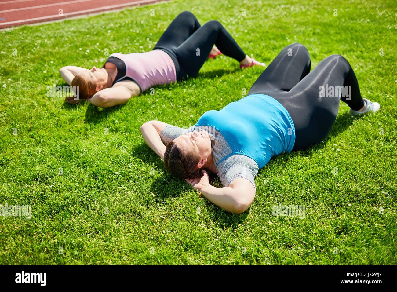 Sfida per il sovrappeso Foto Stock