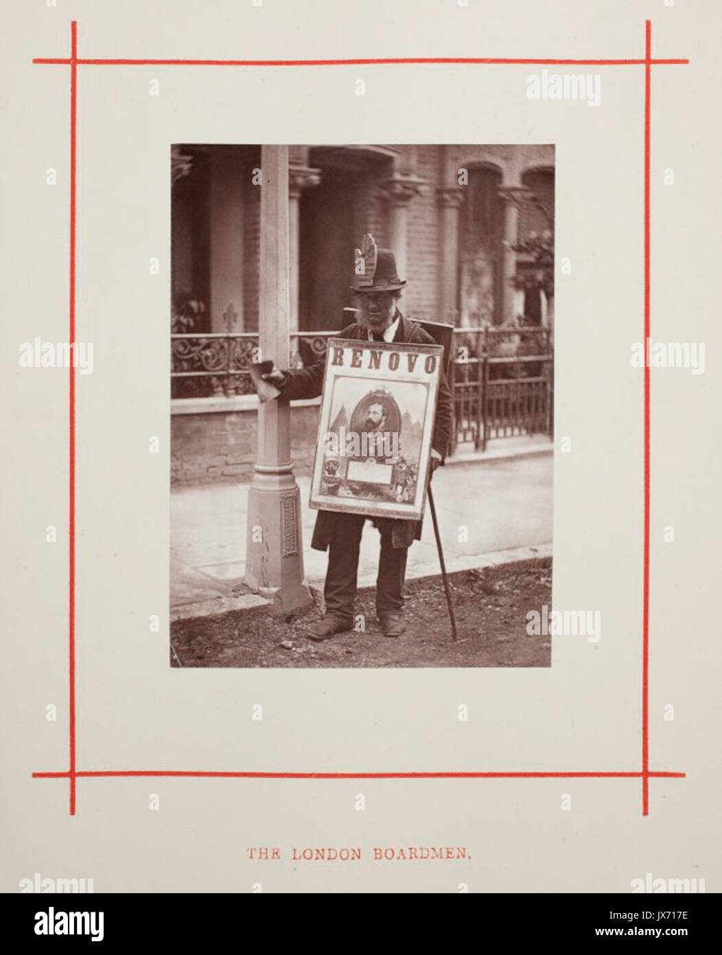 Il London Boardmen da John Thomson Foto Stock