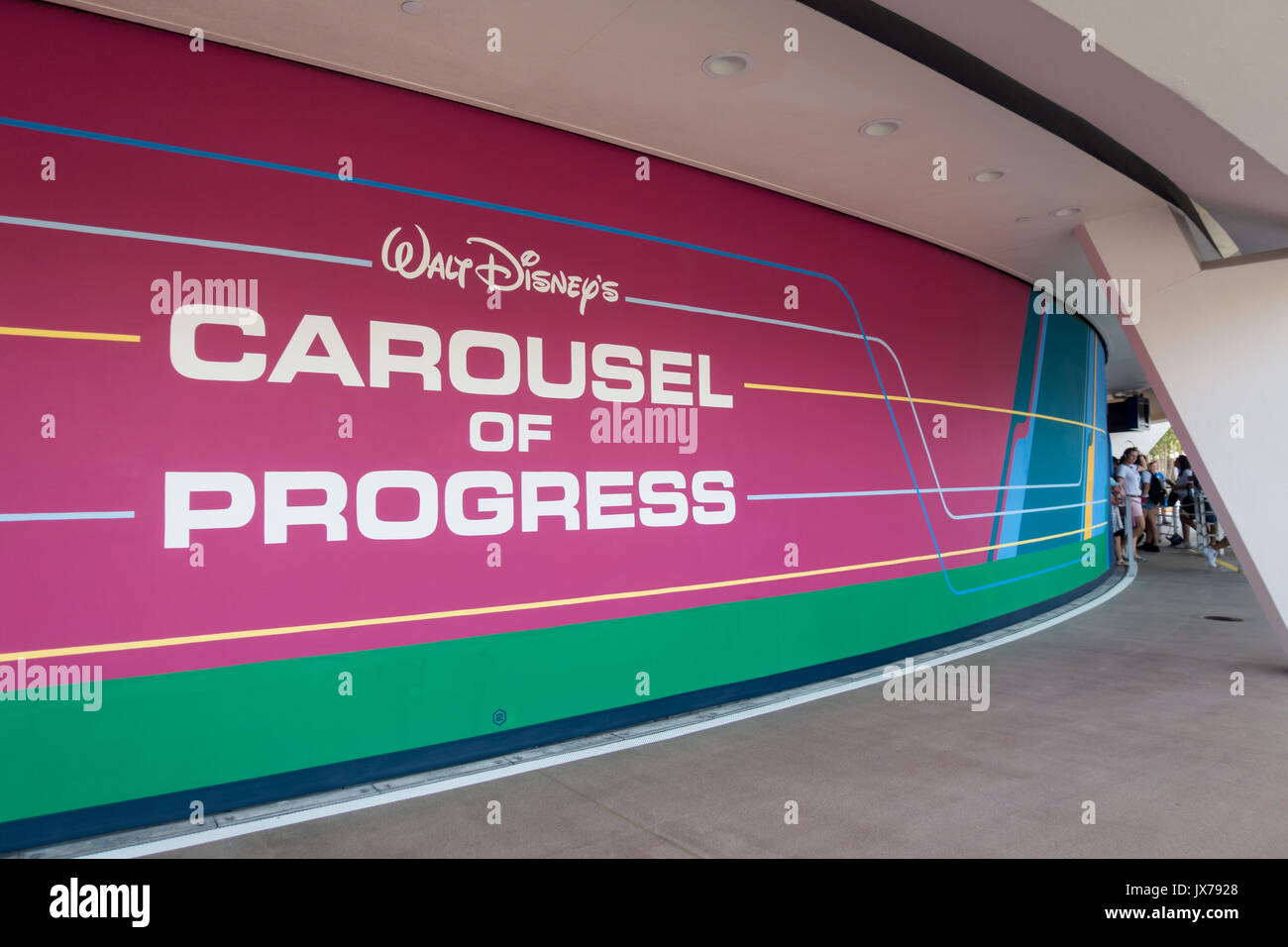 Walt disneys carosello di progresso in tomorrrowland, Magic Kingdom, Orlando, Florida. Foto Stock