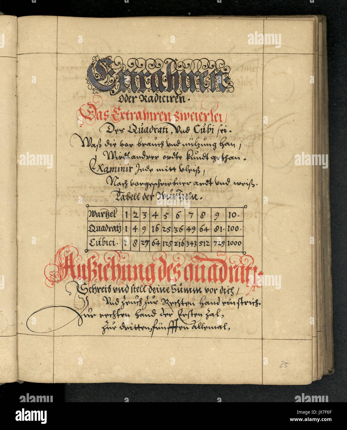 Rechenbuch Reinhard 050 Foto Stock