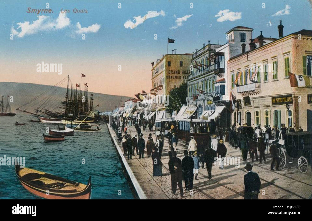 Smyrna wharf c 1910 Foto Stock