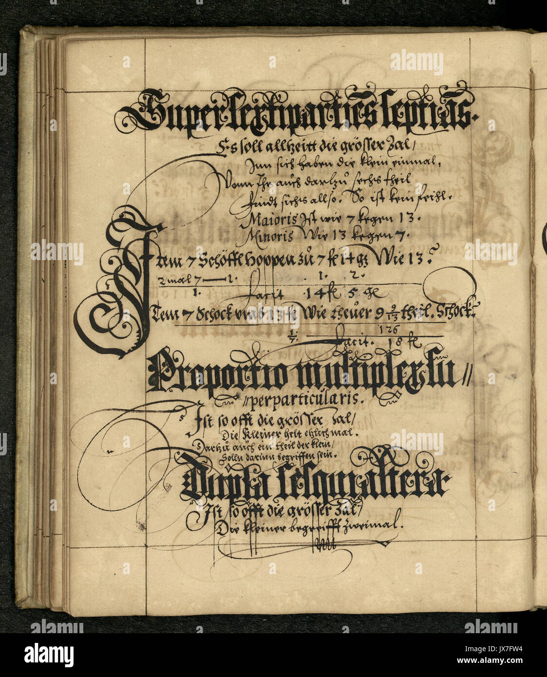 Rechenbuch Reinhard 093 Foto Stock