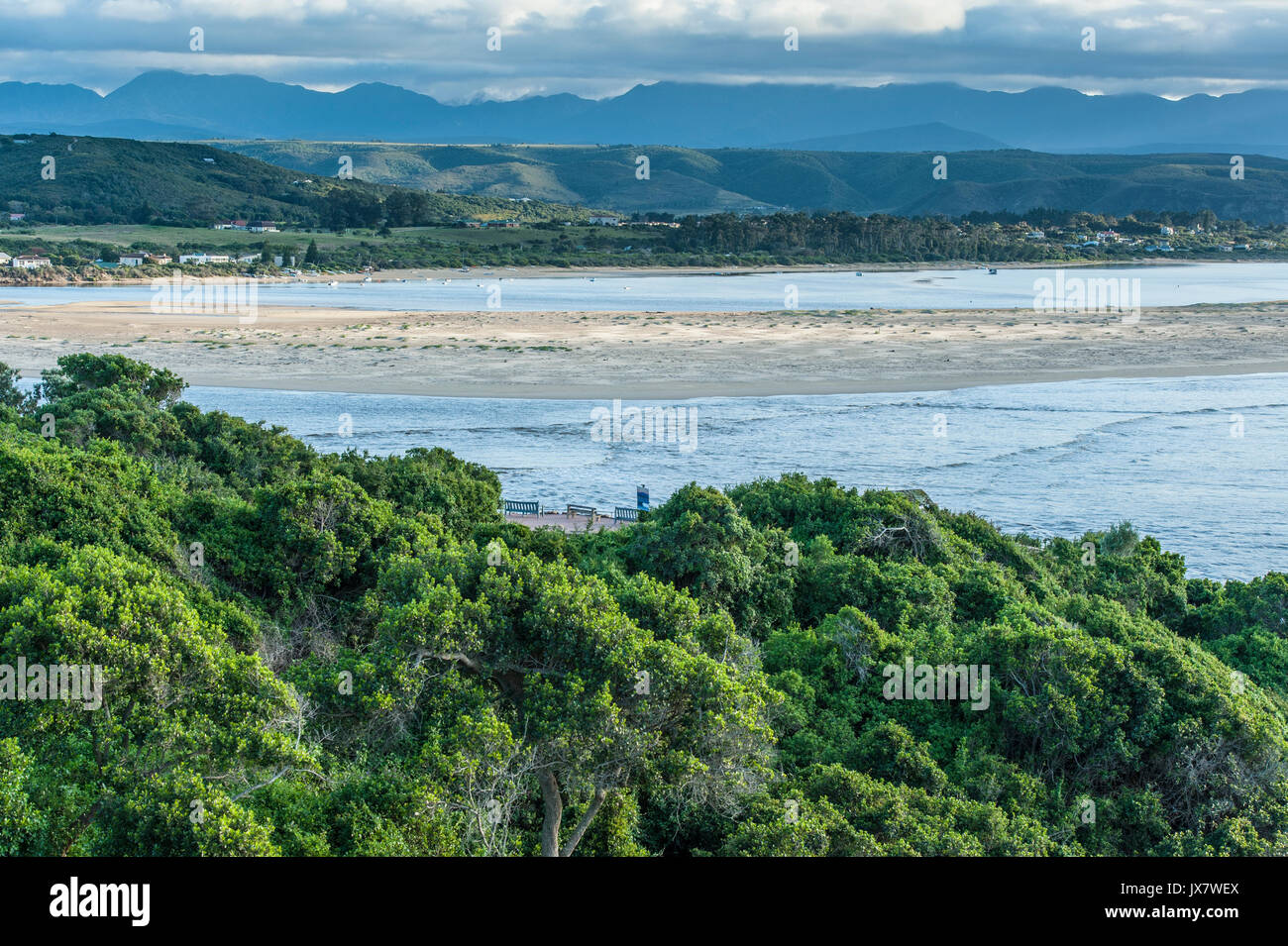 Plettenberg Bay nella provincia del Capo Occidentale, Sud Africa Foto Stock