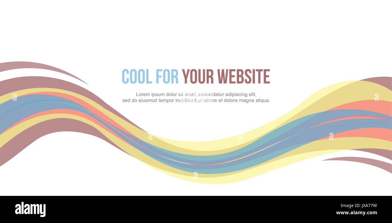 Abstract sfondo colorato intestazione del sito web Illustrazione Vettoriale