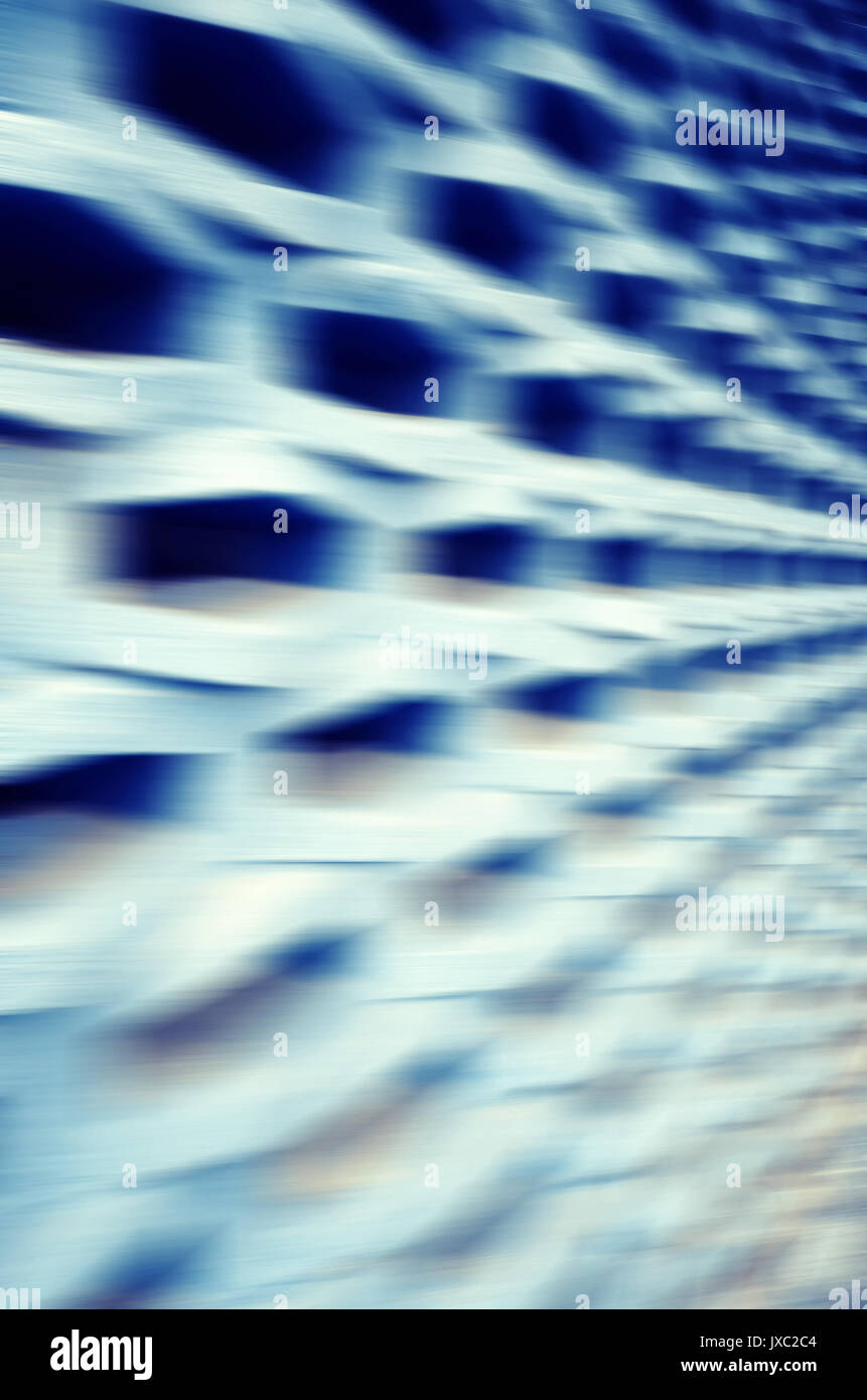 Motion offuscata futuristico astratta di sfondo o sfondo. Foto Stock