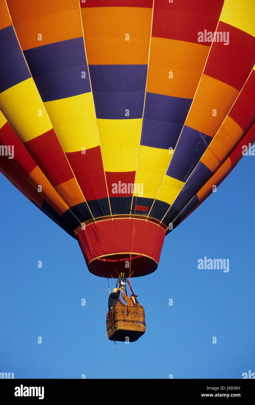 In mongolfiera, il grande Prosser Balloon Rally, Prosser, Washington Foto Stock