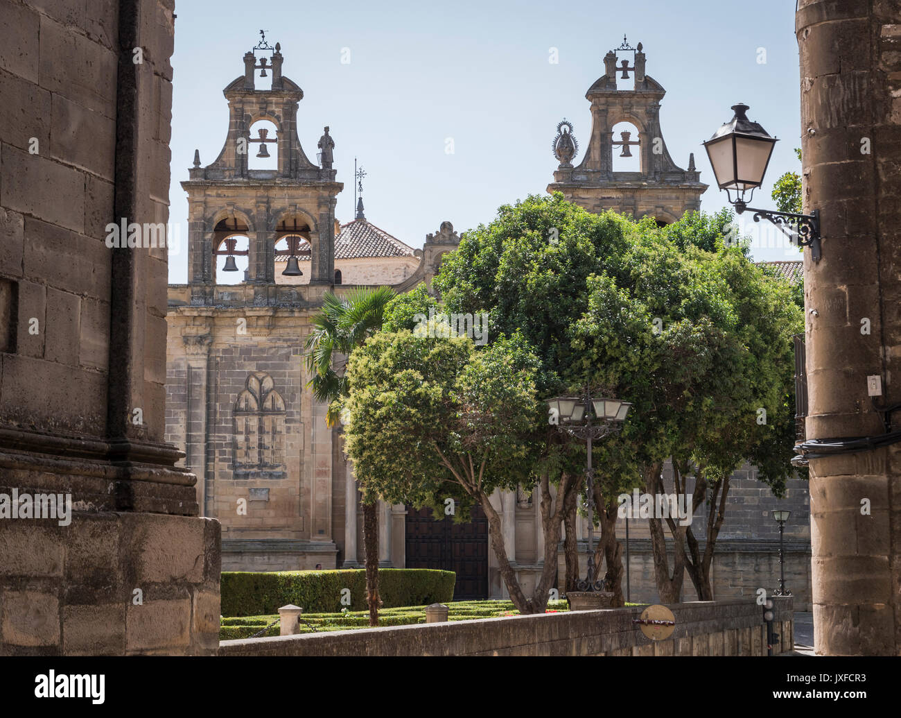 Chiesa Collegiata di Santa Maria de los Reales Alcazares, Ubeda, Provincia di Jaen, Andalusia, Spagna Foto Stock