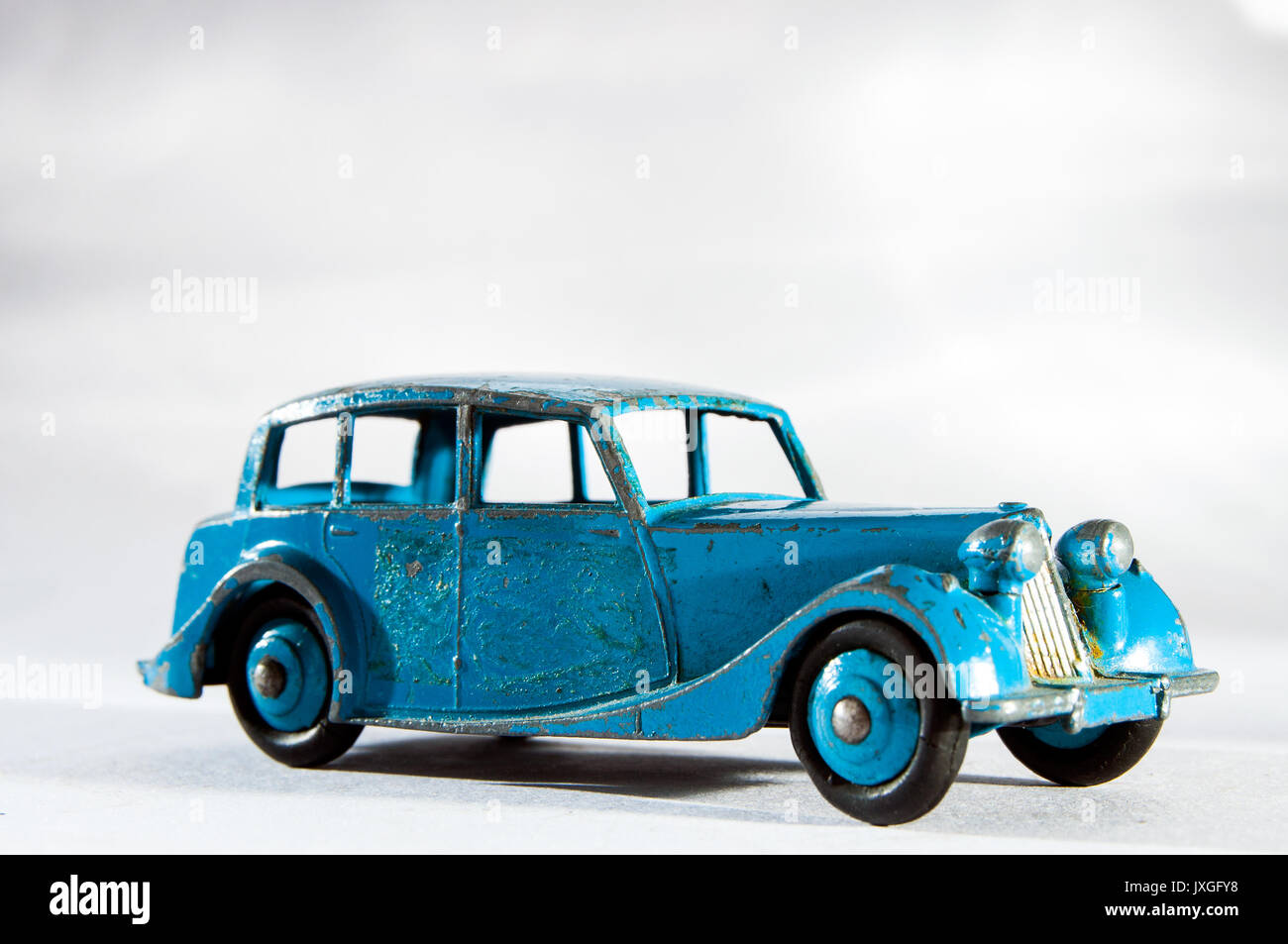 Vintage modello auto Triumph in studio di impostazione Foto Stock