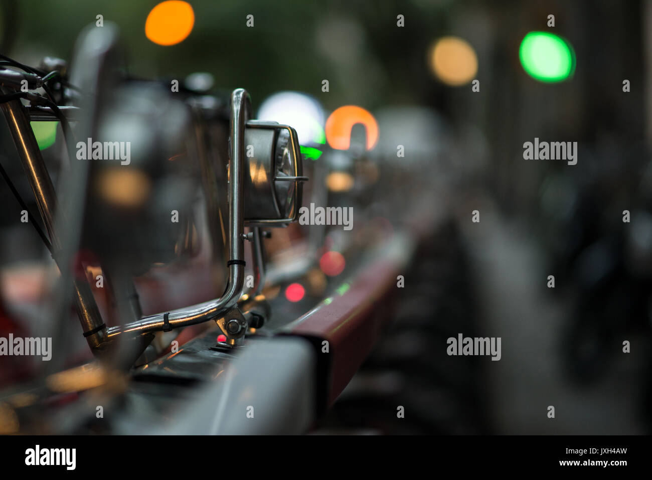 Notte di Barcellona Foto Stock