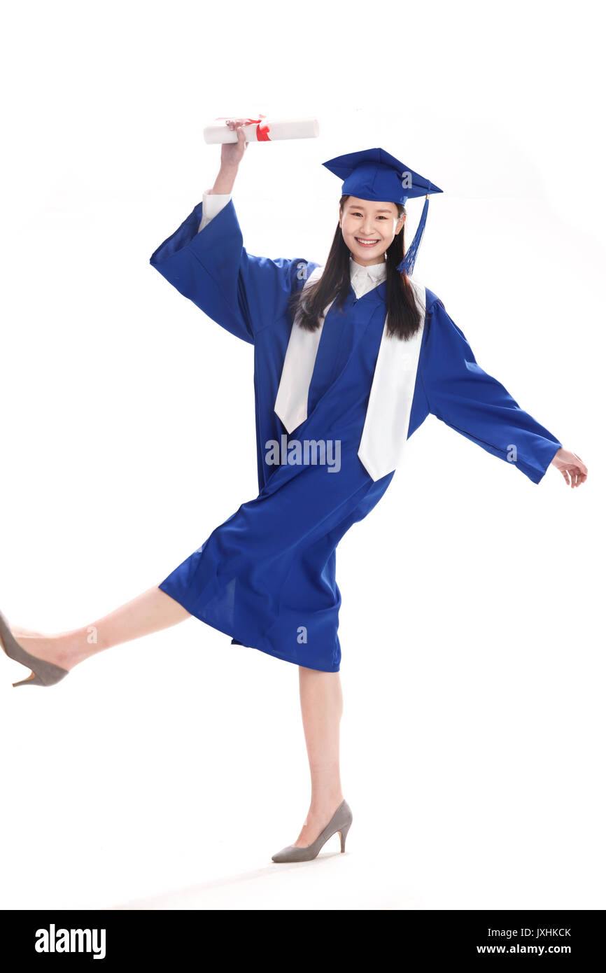 Gli studenti di laurea di primo livello Foto Stock