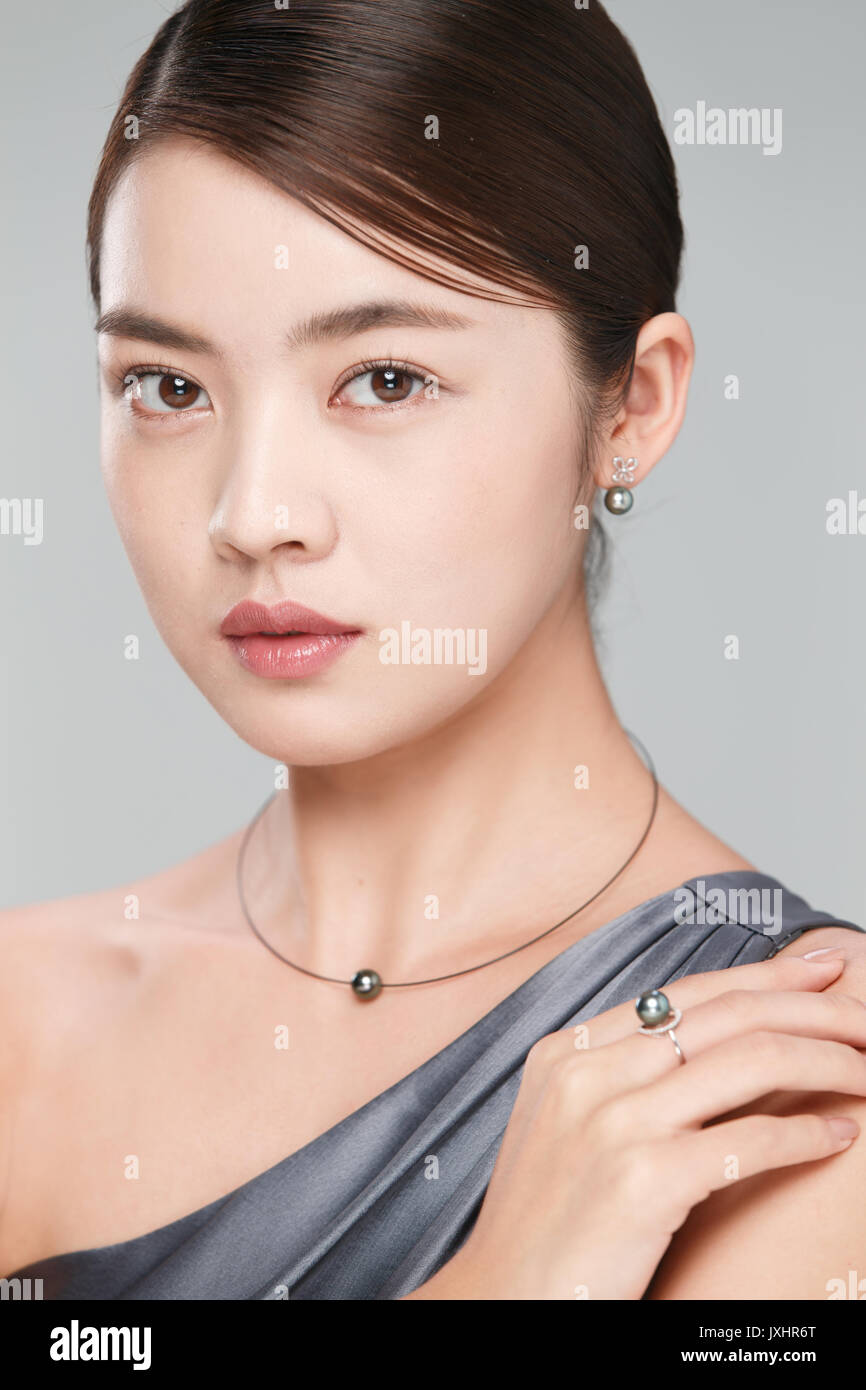 Elegante lady ritratto Foto Stock