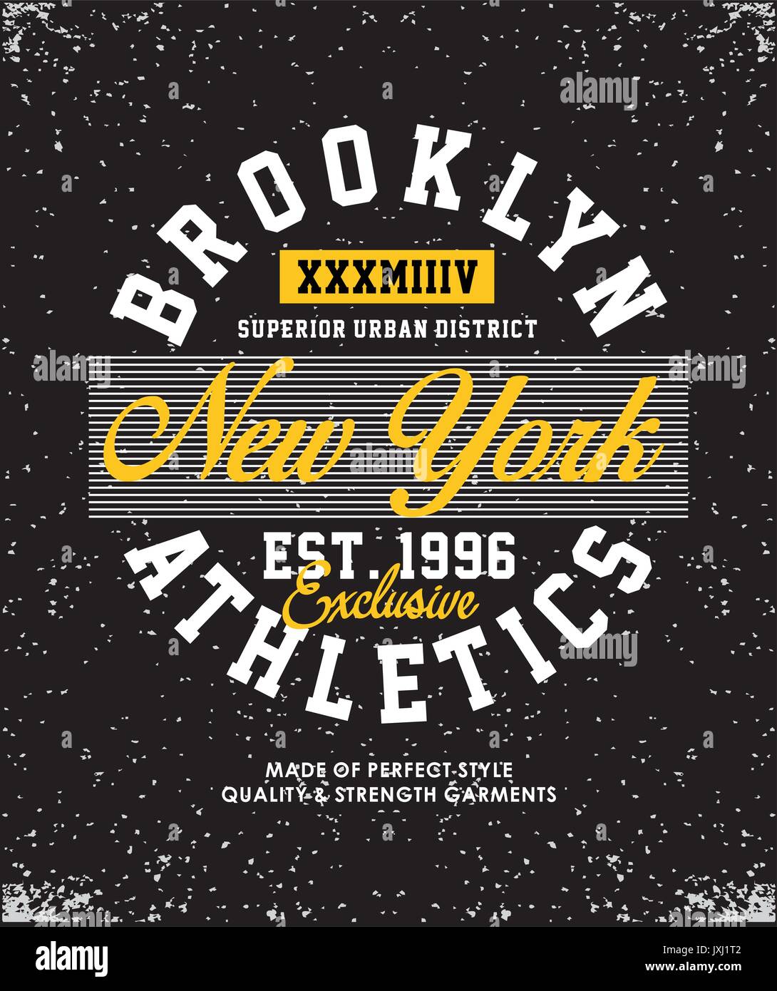 Atletica sport di Brooklyn Illustrazione Vettoriale