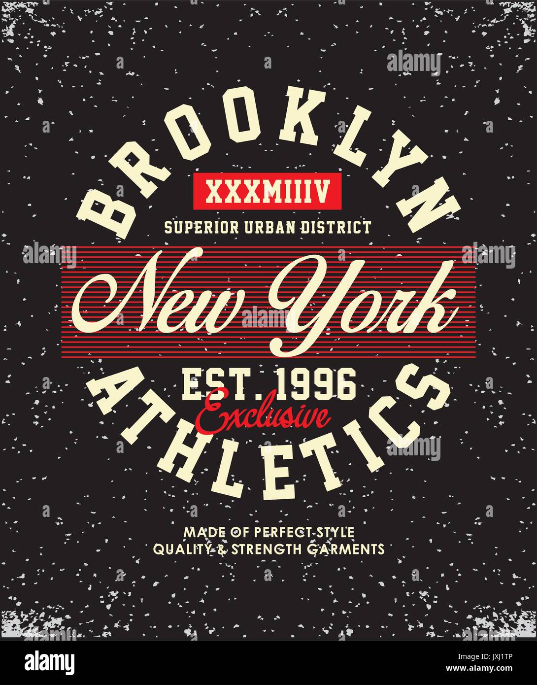 Atletica sport di Brooklyn Illustrazione Vettoriale