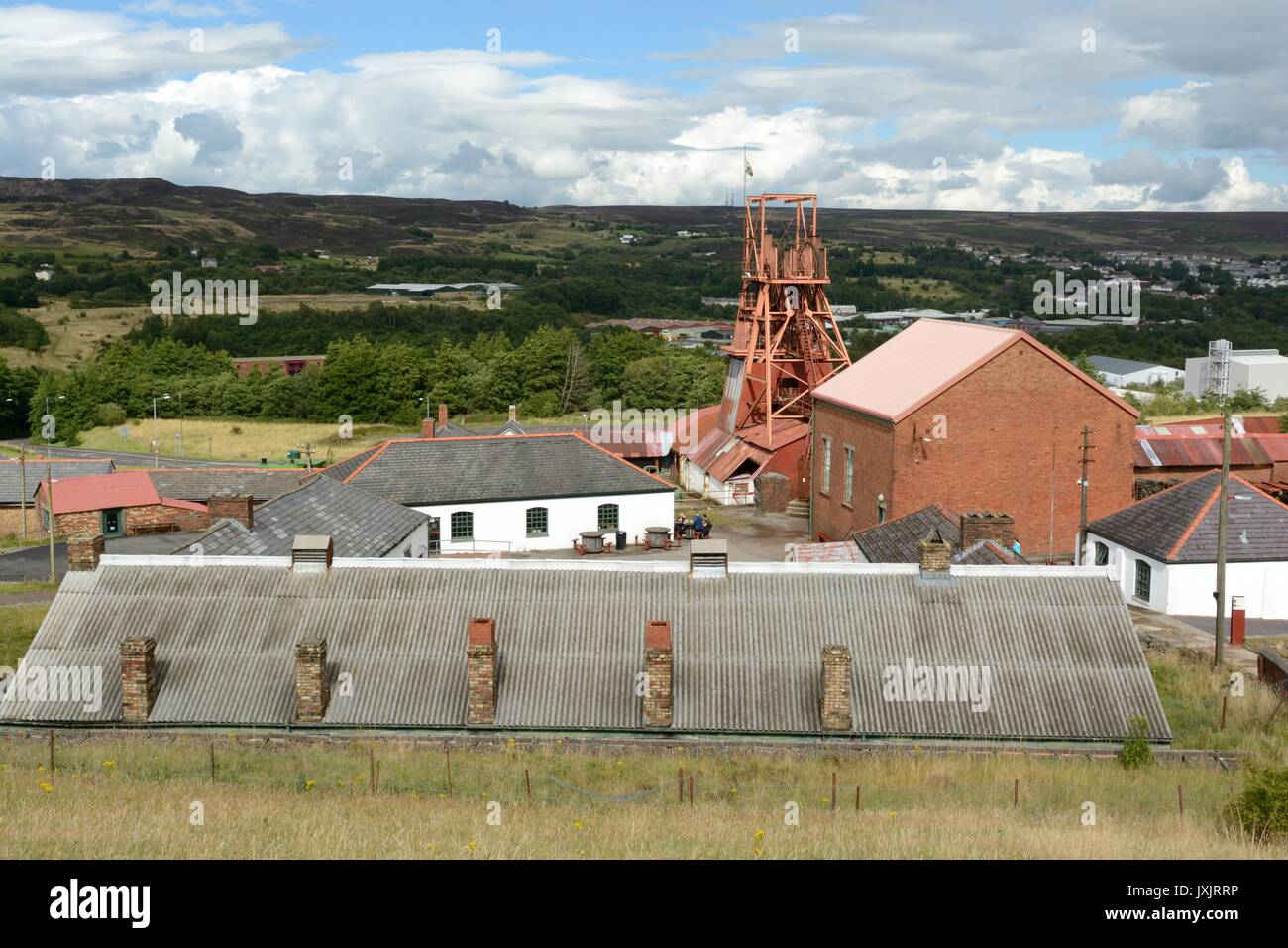 Big Pit National Coal Museum Blaenavon Lancaster South Wales Cymru REGNO UNITO GB Foto Stock