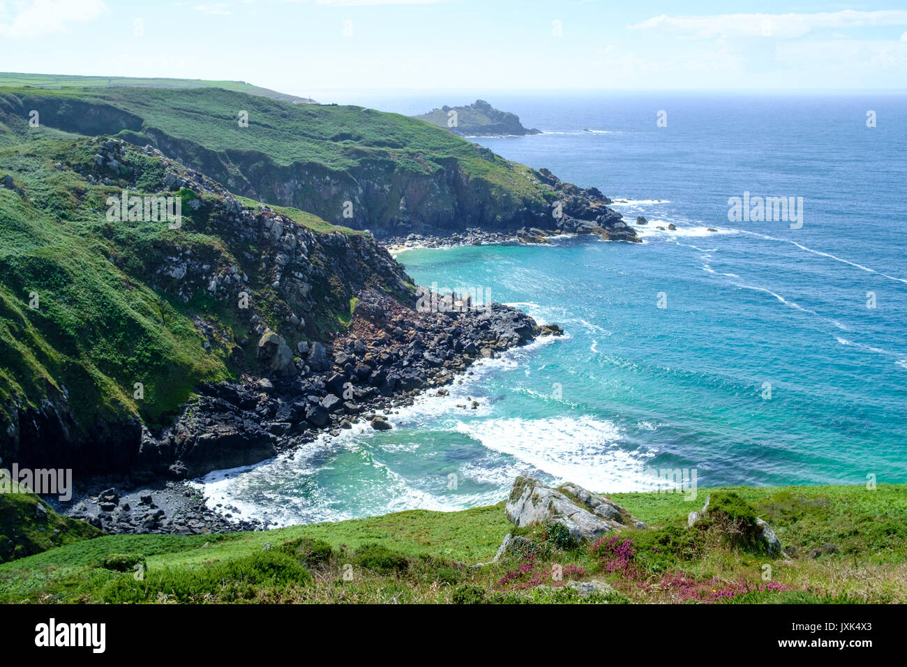 Nei pressi del villaggio di Cornovaglia di Zennor, Cornwall Inghilterra REGNO UNITO Foto Stock