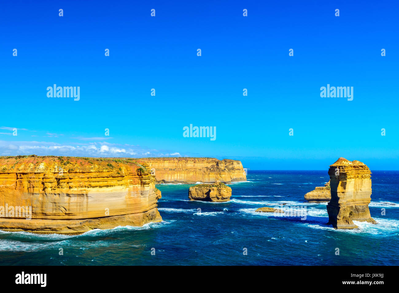 Il Razorback, scenic vista costiera della Great Ocean Road, Victoria, Australia Foto Stock