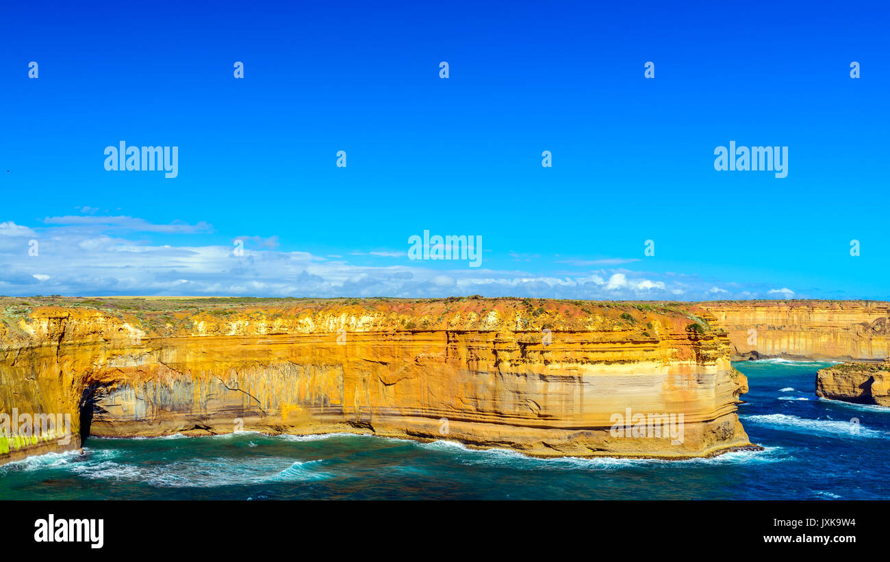 Il Razorback, scenic vista costiera della Great Ocean Road, Victoria, Australia Foto Stock