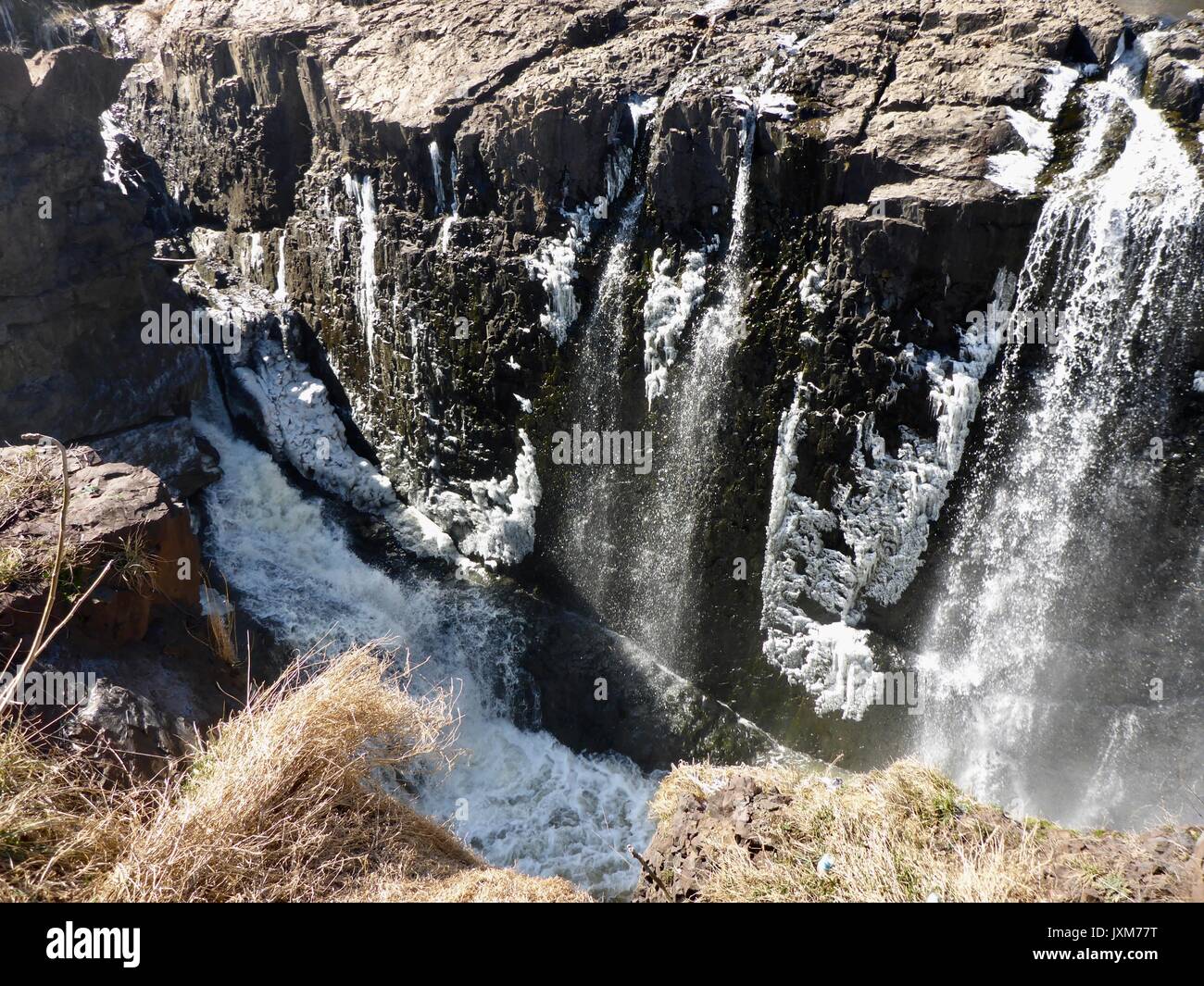 Paterson Great Falls, Paterson, New Jersey Foto Stock