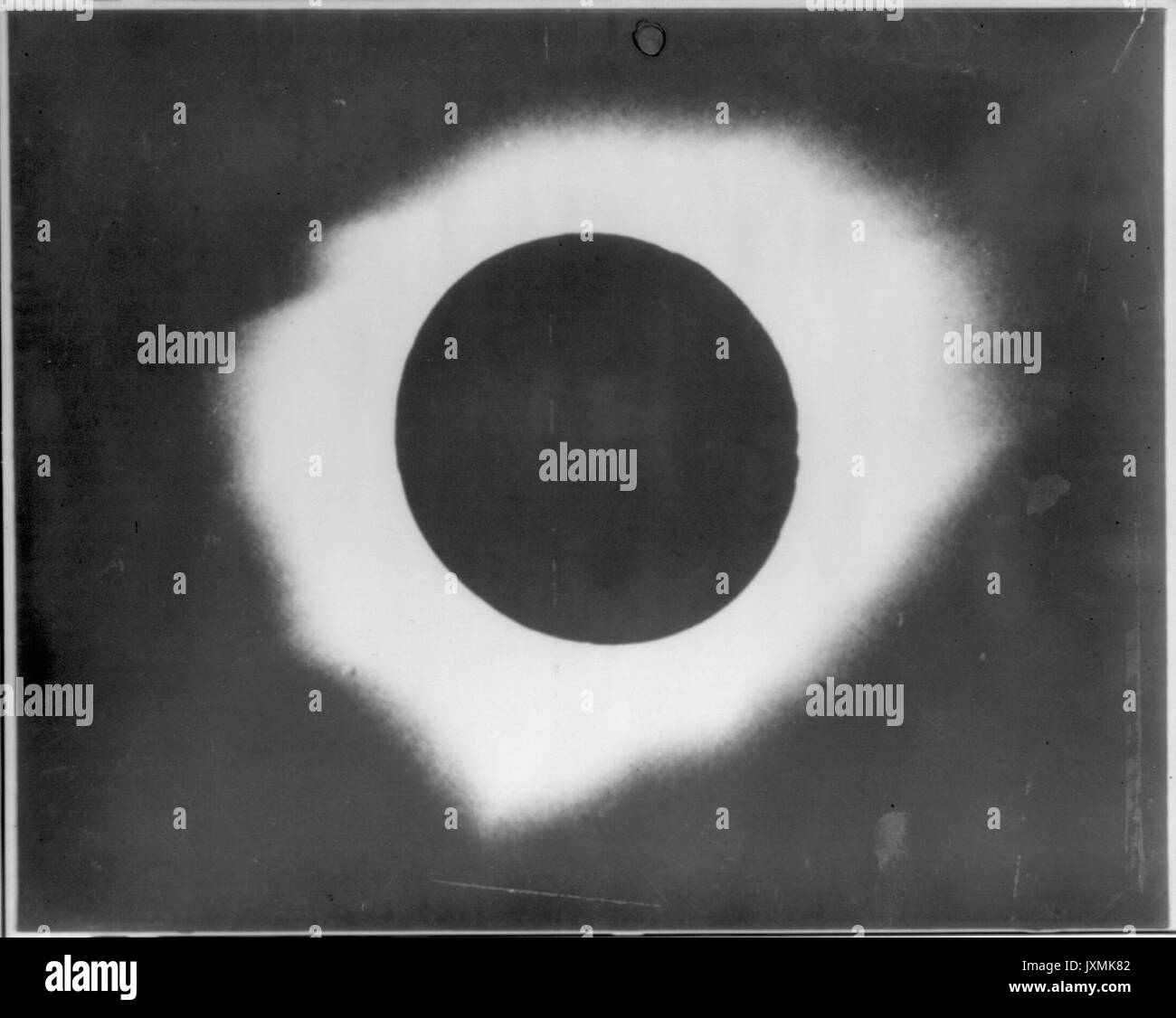 Una fotografia di un eclipse verificatisi il 24 gennaio 1925. Il 21 agosto 2017 un totale eclipse si attraversano gli Stati Uniti. (Biblioteca del Congresso) Foto Stock