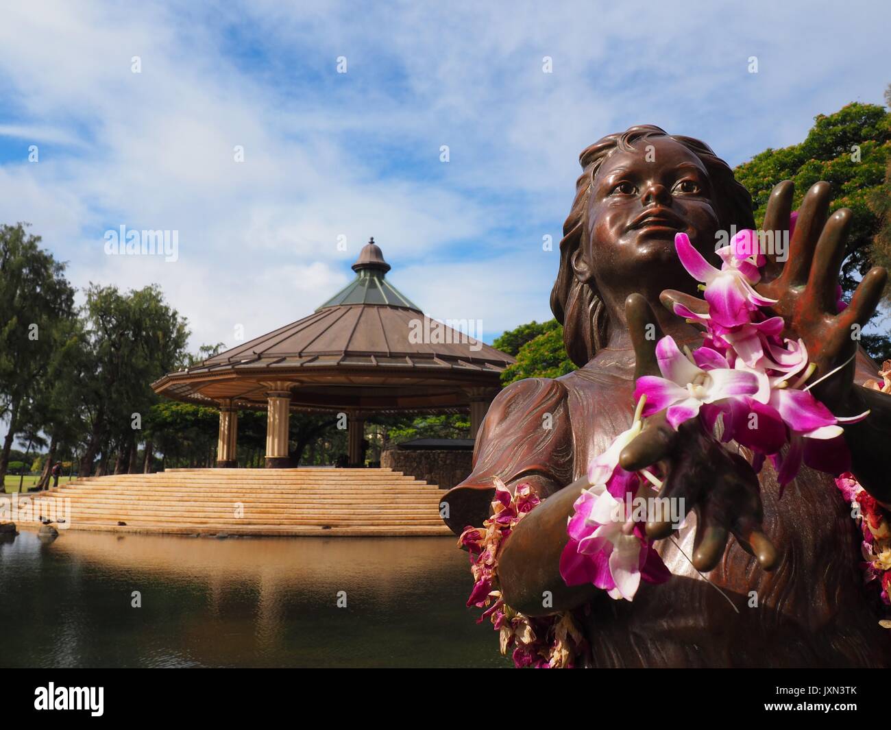 Regina Kapiʻolani Parco Regionale di Honolulu Hawaii Foto Stock