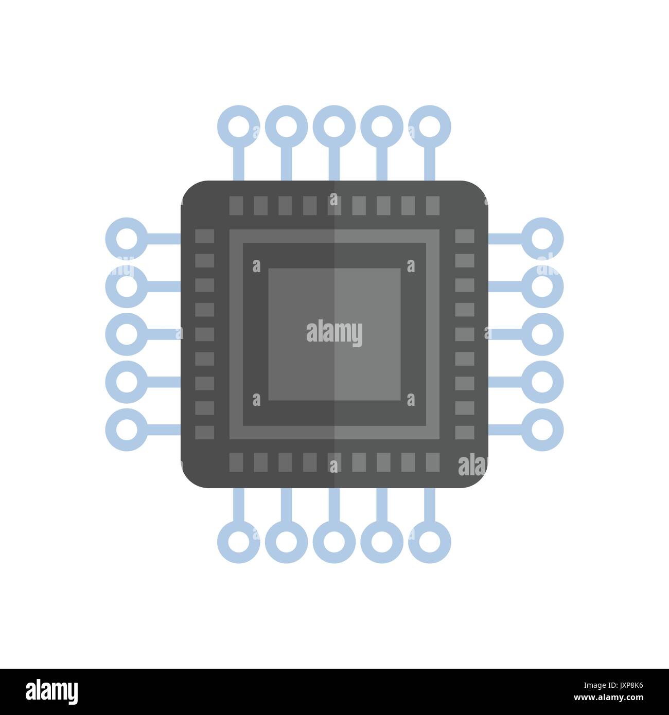 Data Center Cloud Icona di collegamento del computer server di Hosting di database tecnologia di sincronizzazione Illustrazione Vettoriale