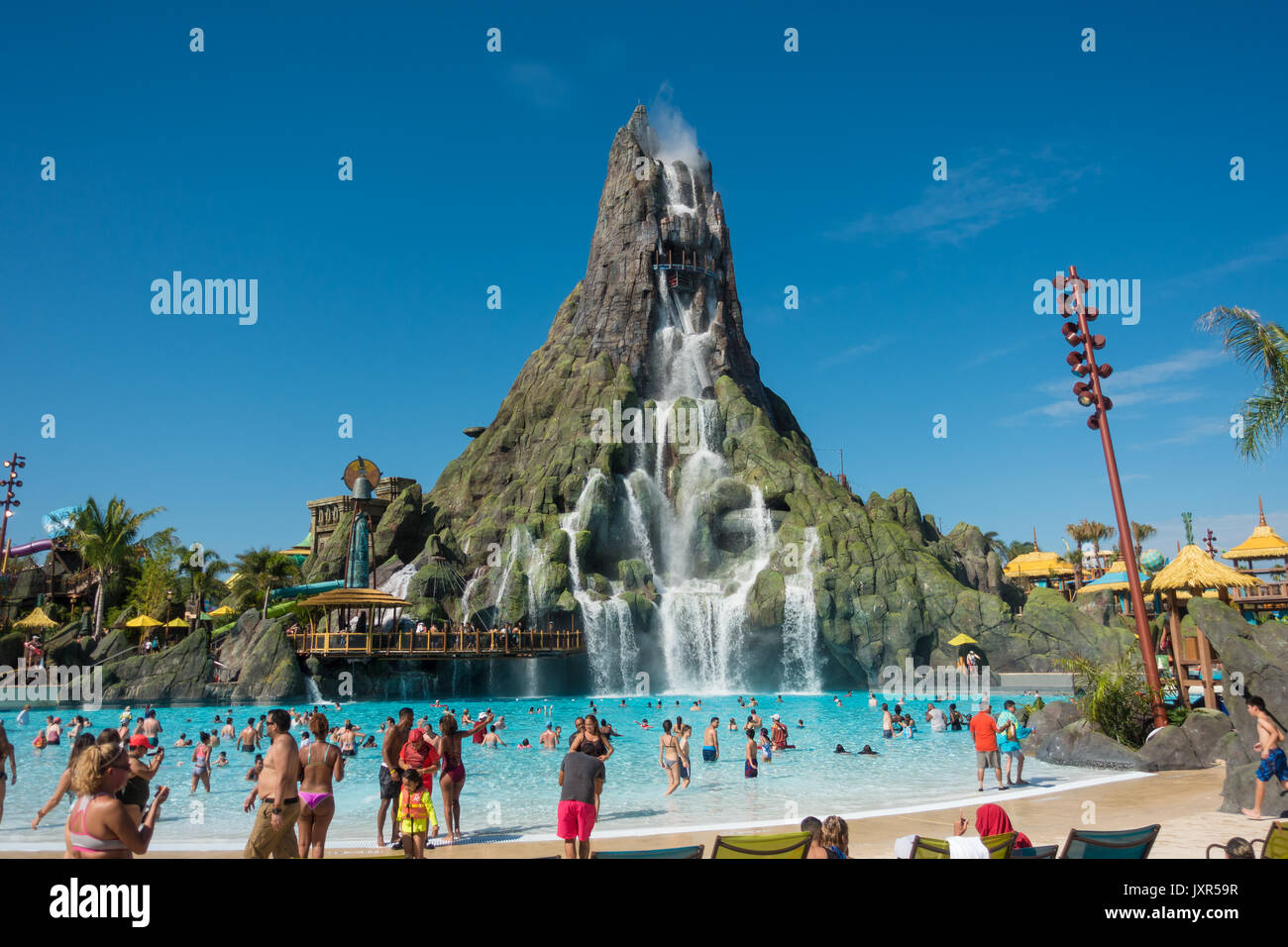Vulcano bay water park a Universal Orlando Resort Foto Stock