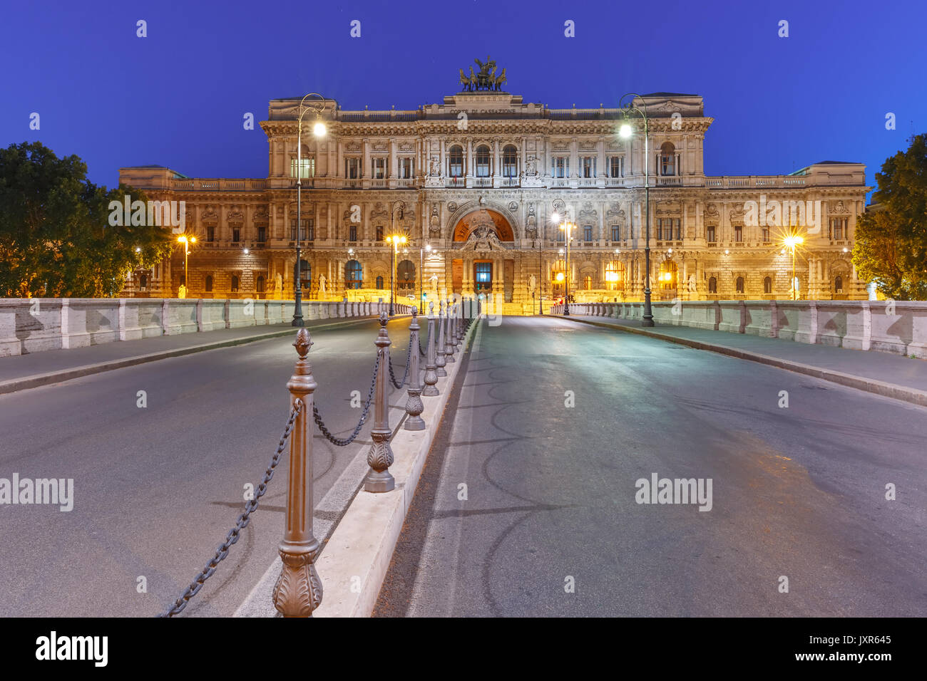 Il Palazzo di Giustizia di Roma, Italia Foto Stock