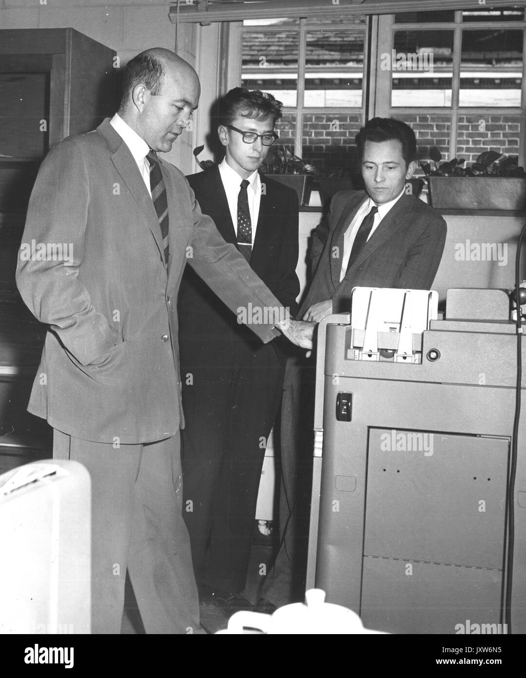 James samuel Coleman, jan hajda, Arthur l stinchcombe, foto di gruppo con stinchcombe e hajda, 1960. Foto Stock