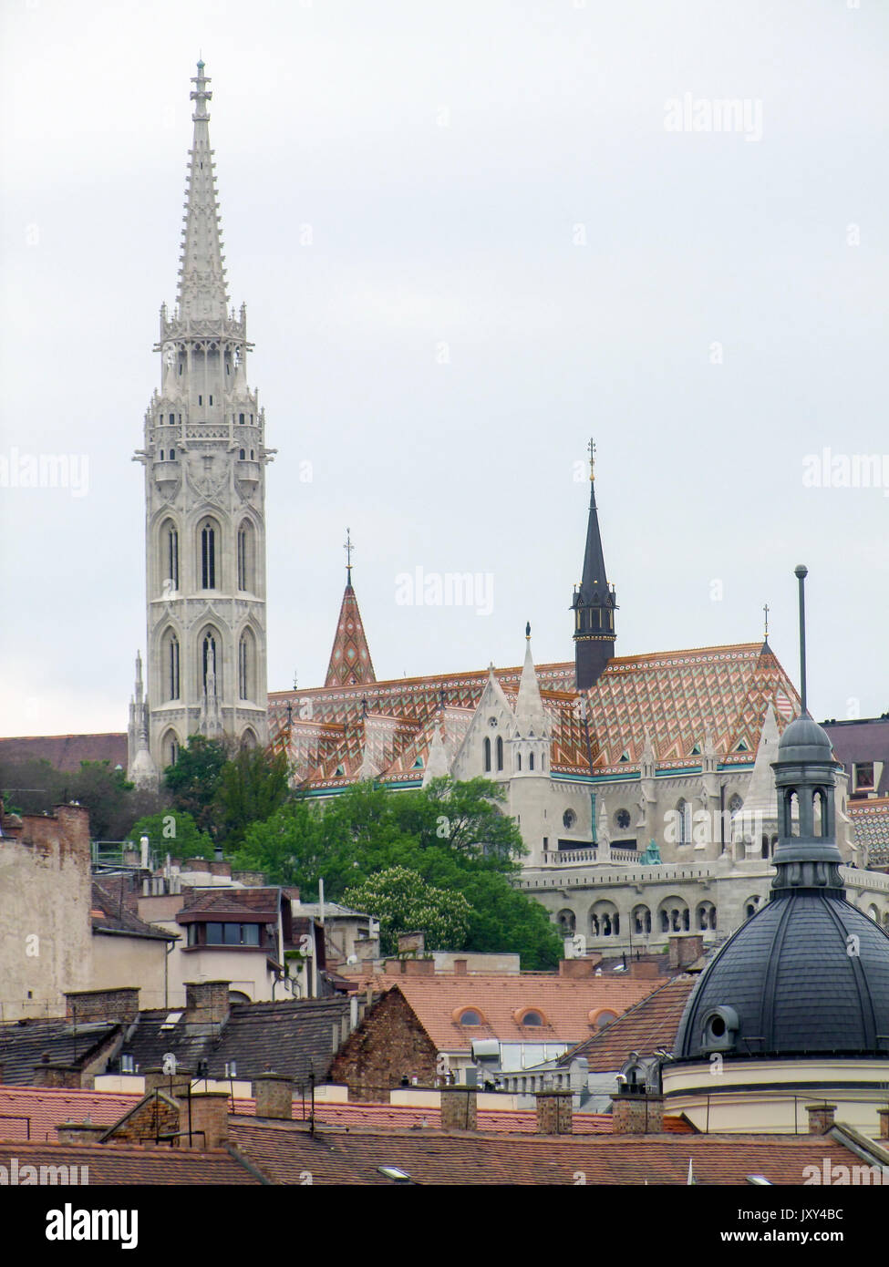 La chiesa di San Mattia a Budapest, la città capitale di ungary Foto Stock