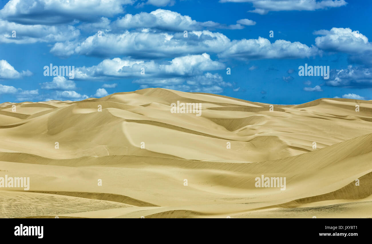 Dune di sabbia di Algadone, California Foto Stock