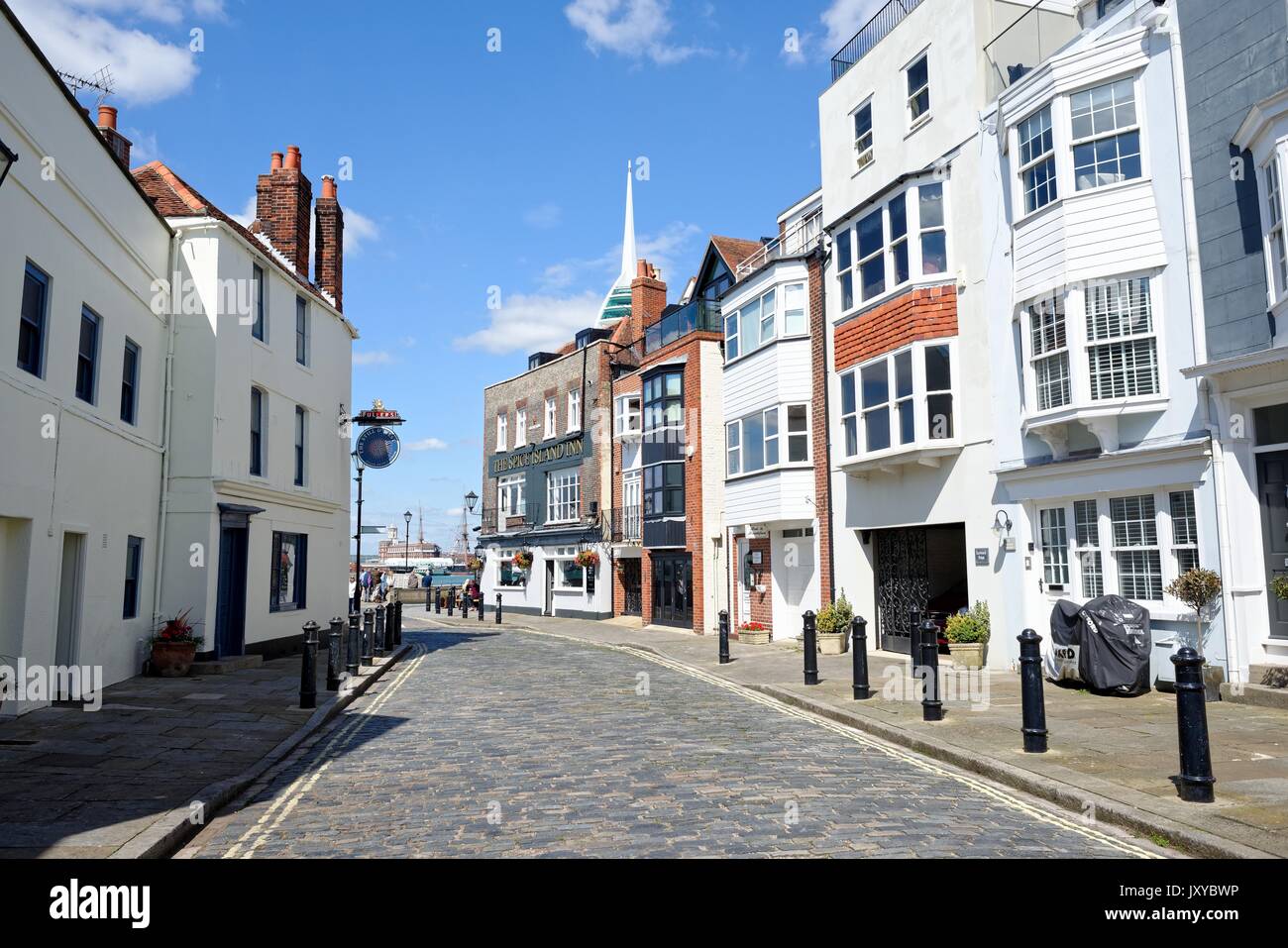 Bagno vecchio quadrato Portsmouth Hampshire REGNO UNITO Foto Stock