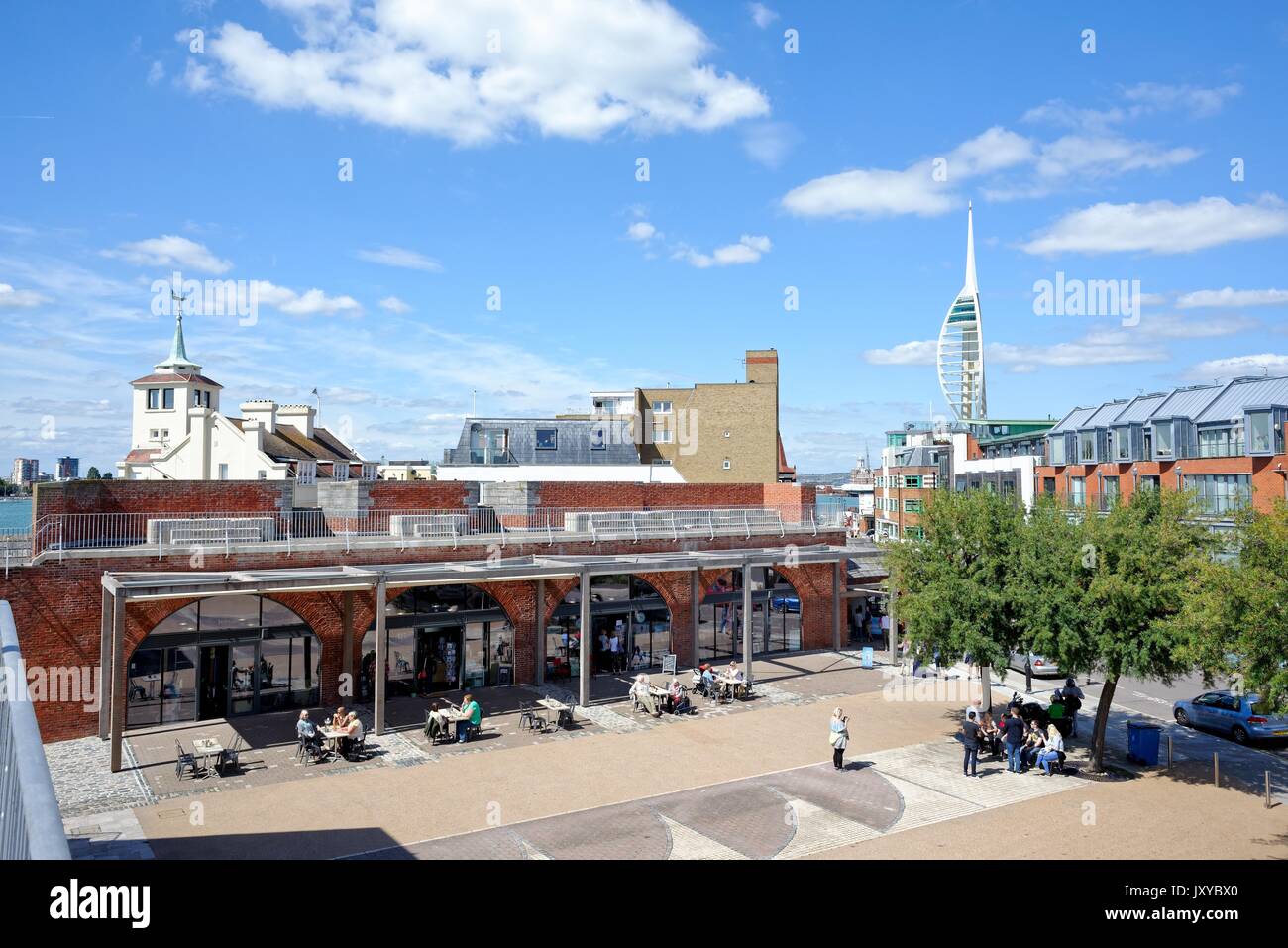 Old Portsmouth ,Portsmouth Hampshire REGNO UNITO Foto Stock