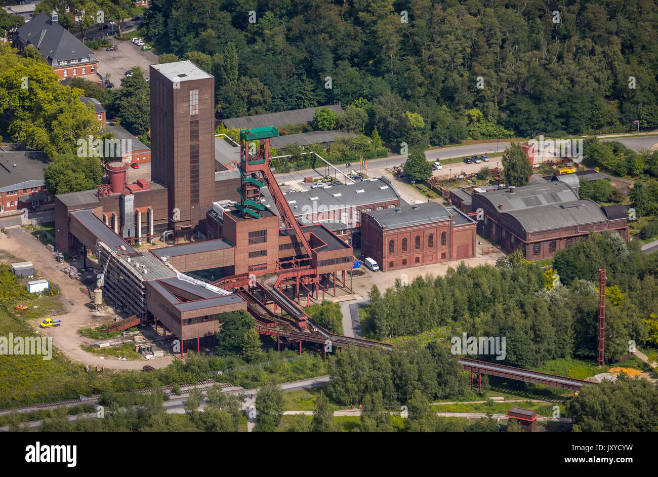 PACT Zollverein, arte albero Zollverein Thomas Rother, area Patrimonio Mondiale Zollverein Essen, Essen, la zona della Ruhr, Renania settentrionale-Vestfalia, Germania, Essen, e Foto Stock