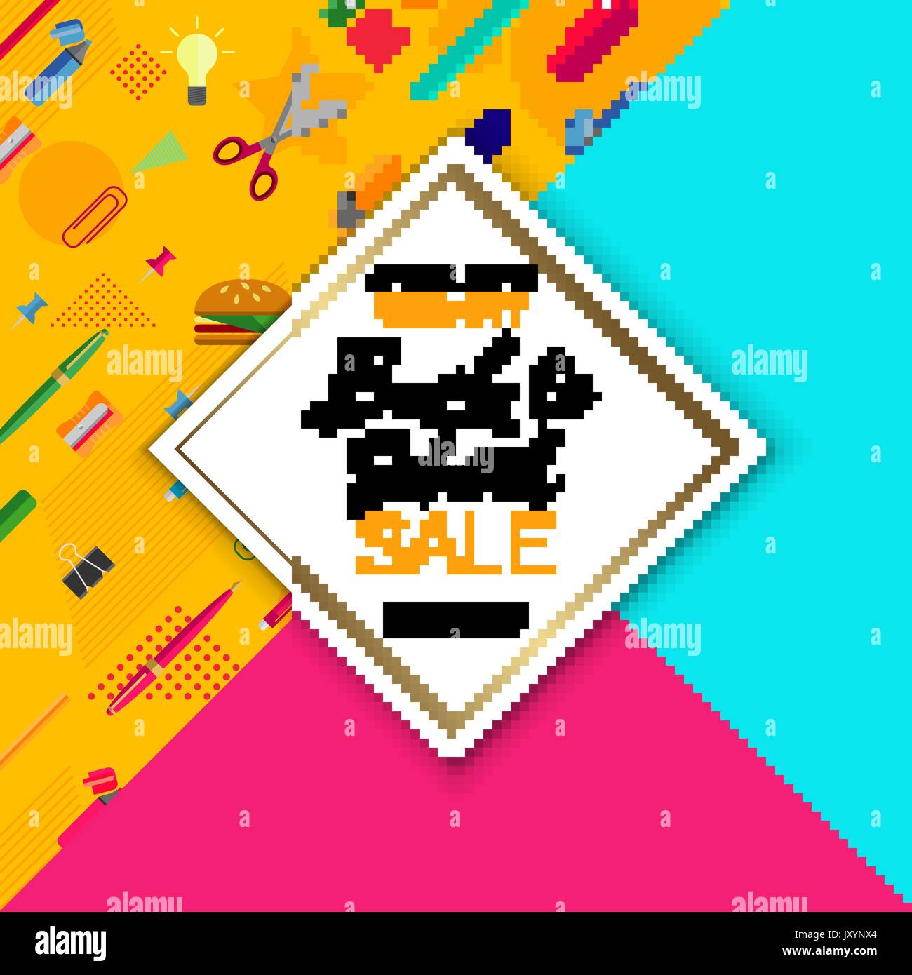 Eleganti i social media e gli annunci pubblicitari su banner web modello di vendita collezione. Illustrazioni vettoriali per il sito web banner, poster, e newsletter progetta, materiale promozionale. Illustrazione Vettoriale