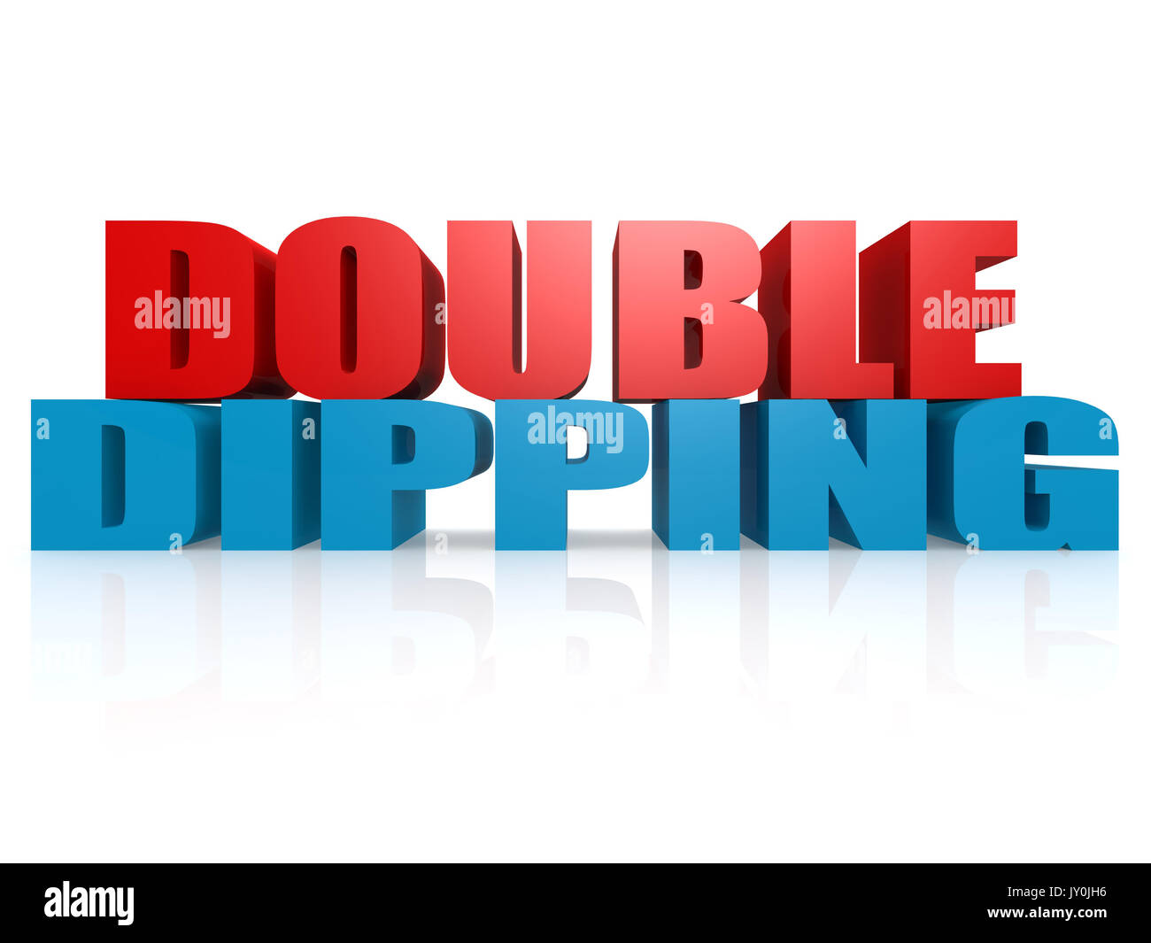 Doppia immersione Concetto di immagine con hi-res resa grafica che può essere utilizzata per qualsiasi graphic design. Foto Stock