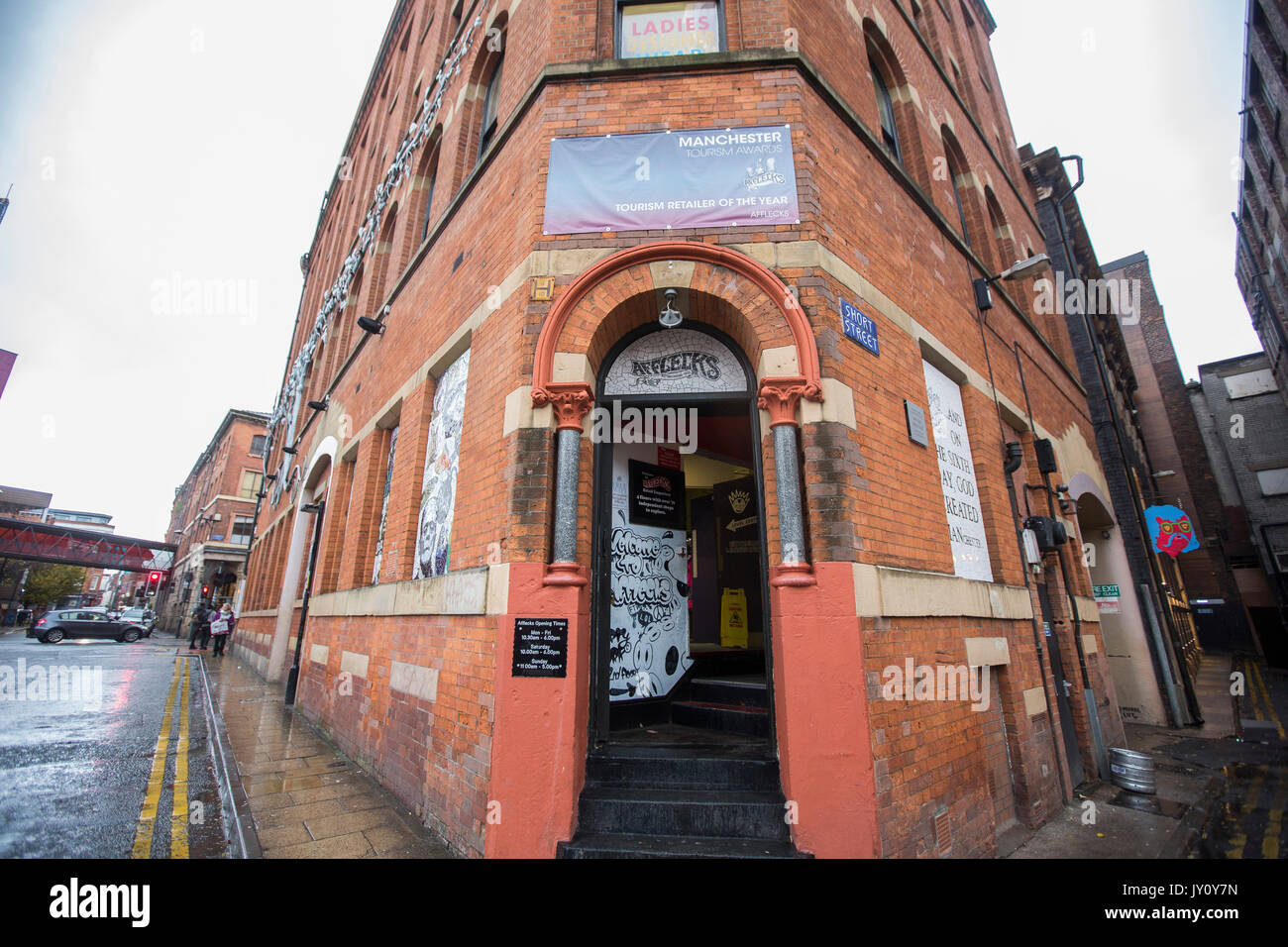 Afflecks Palace Nel centro della città di Manchester per la musica alternativa e vestiti shopping. Foto di Fabio De Paola Foto Stock