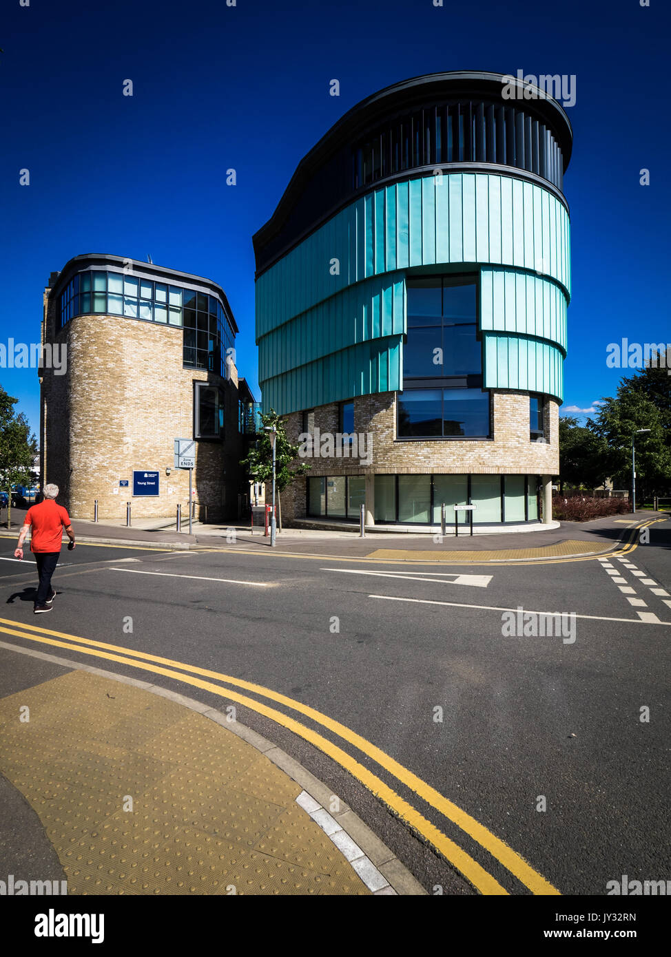 Anglia Ruskin University di Cambridge - Young Street sito / Campus - Nuovi edifici Foto Stock