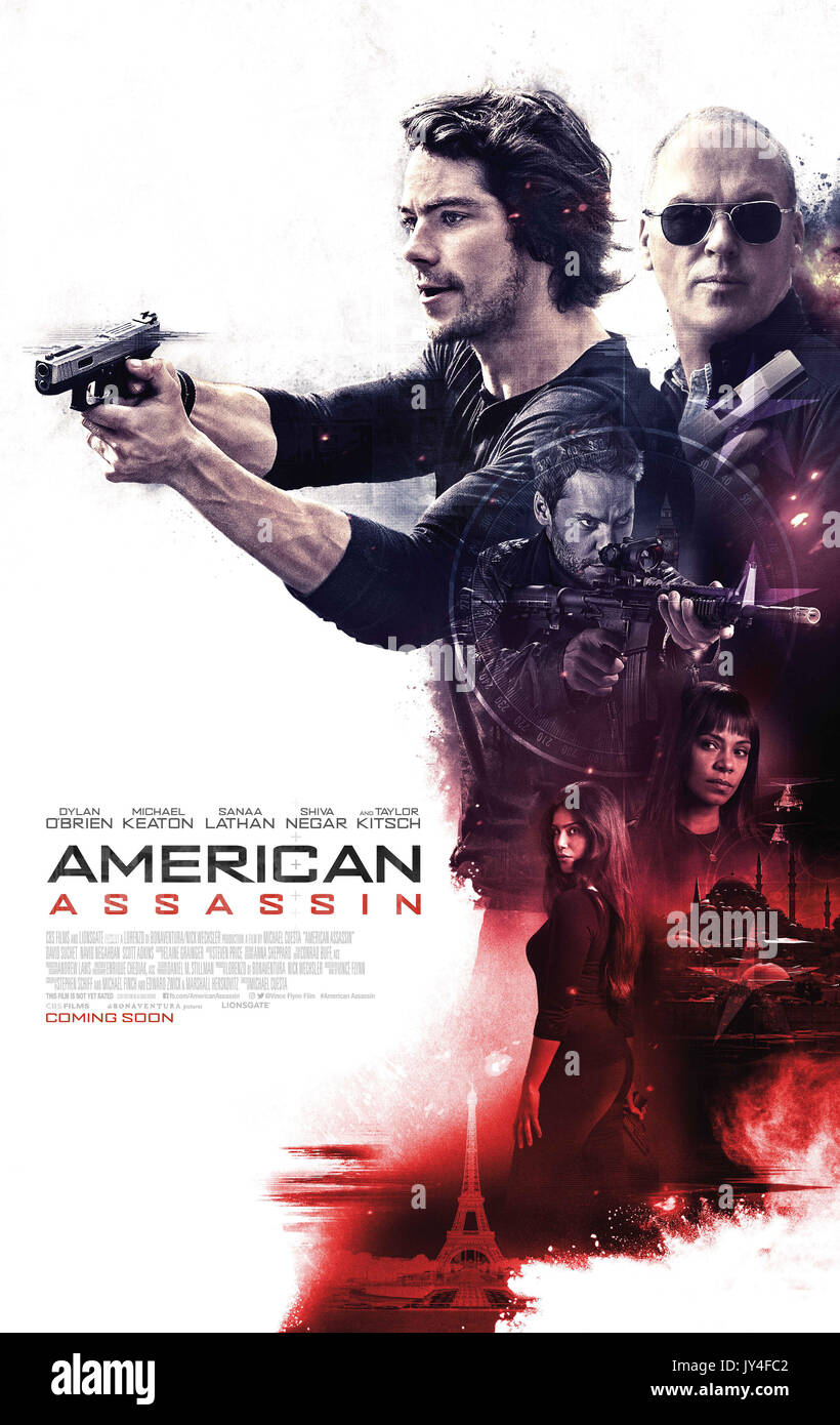 Data di rilascio: Settembre 15, 2017 Titolo: American Assassin STUDIO: Lionsgate direttore: Michael Cuesta Trama: Una storia centrata sulla lotta contro il terrorismo agent Mitch Rapp. STARRING: Dylan O'Brien, Michael Keaton, Scott Adkins poster arte. (Credito Immagine: © Lionsgate/Entertainment foto/ZUMAPRESS.com) Foto Stock