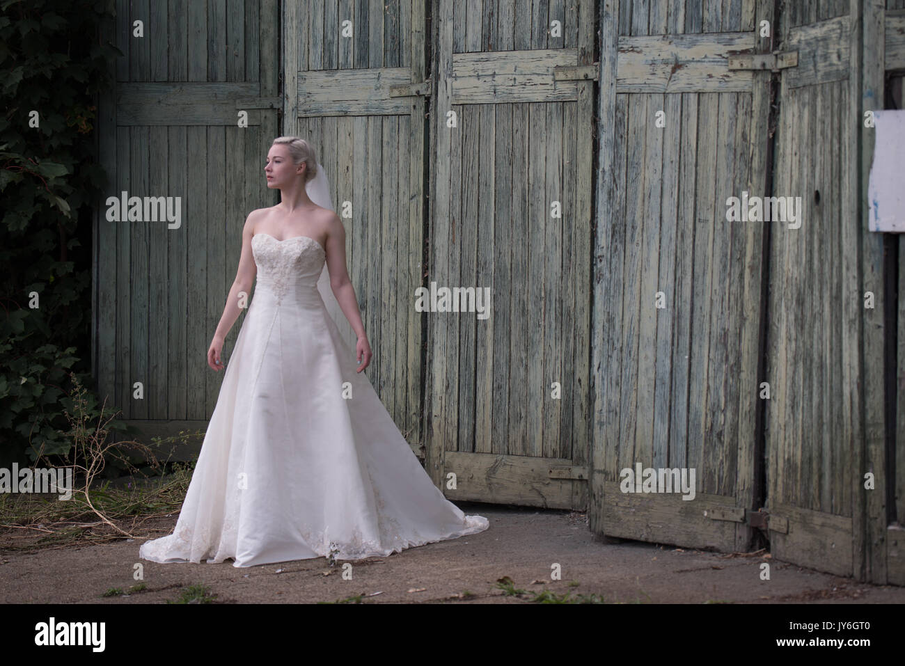 Sposa abbandonata e decadimento Platt's isola Eyot Hampshire Foto Stock