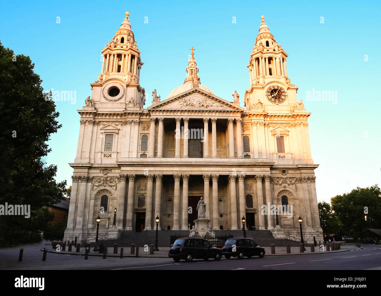Il Saint Paul Cathedral in London , Regno Unito Foto Stock
