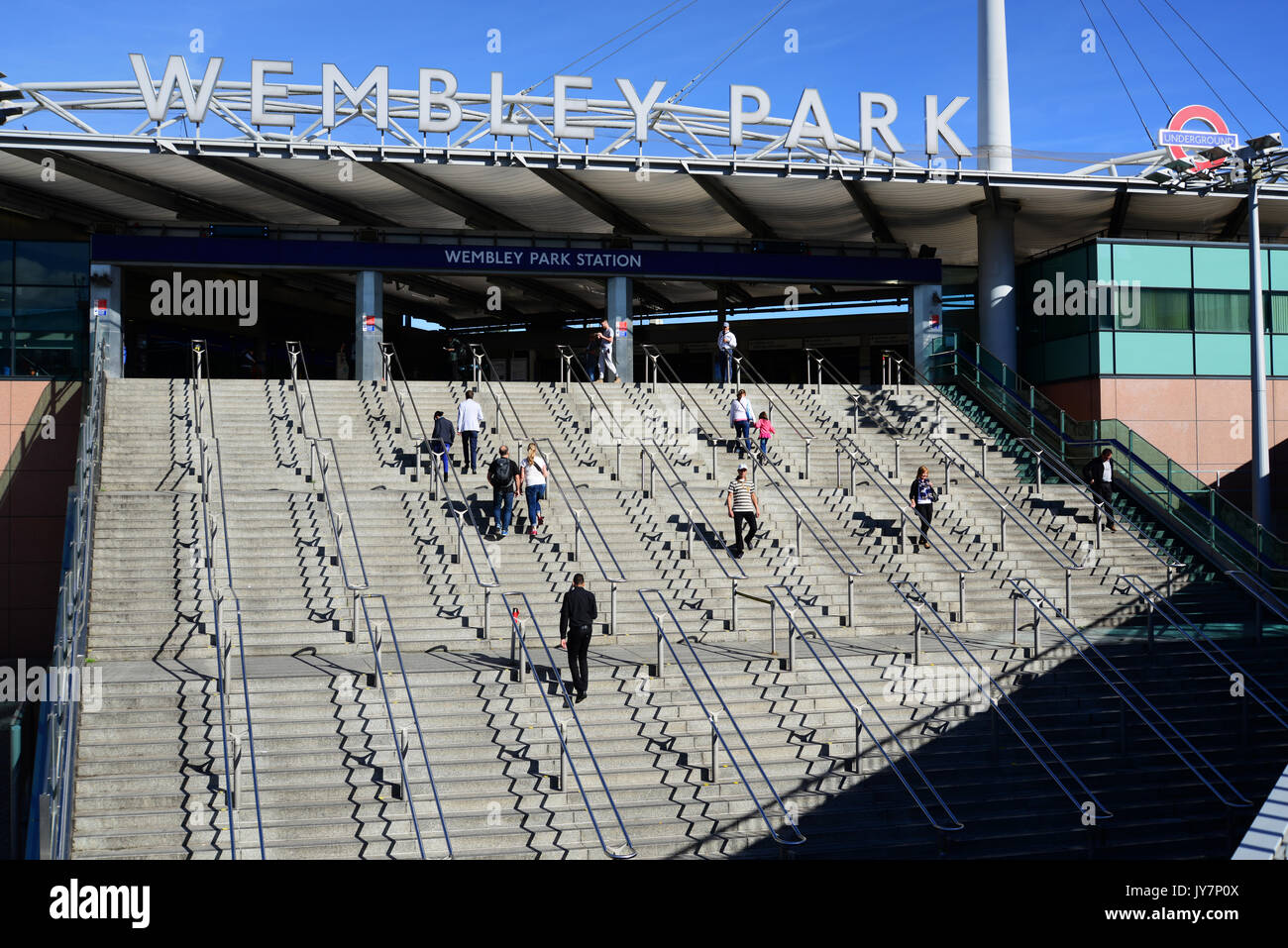 Regno Unito, Londra, Wembley Park stazione della metropolitana Foto Stock