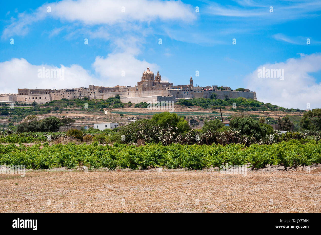 Mdina, la vecchia capitale di Malta Foto Stock