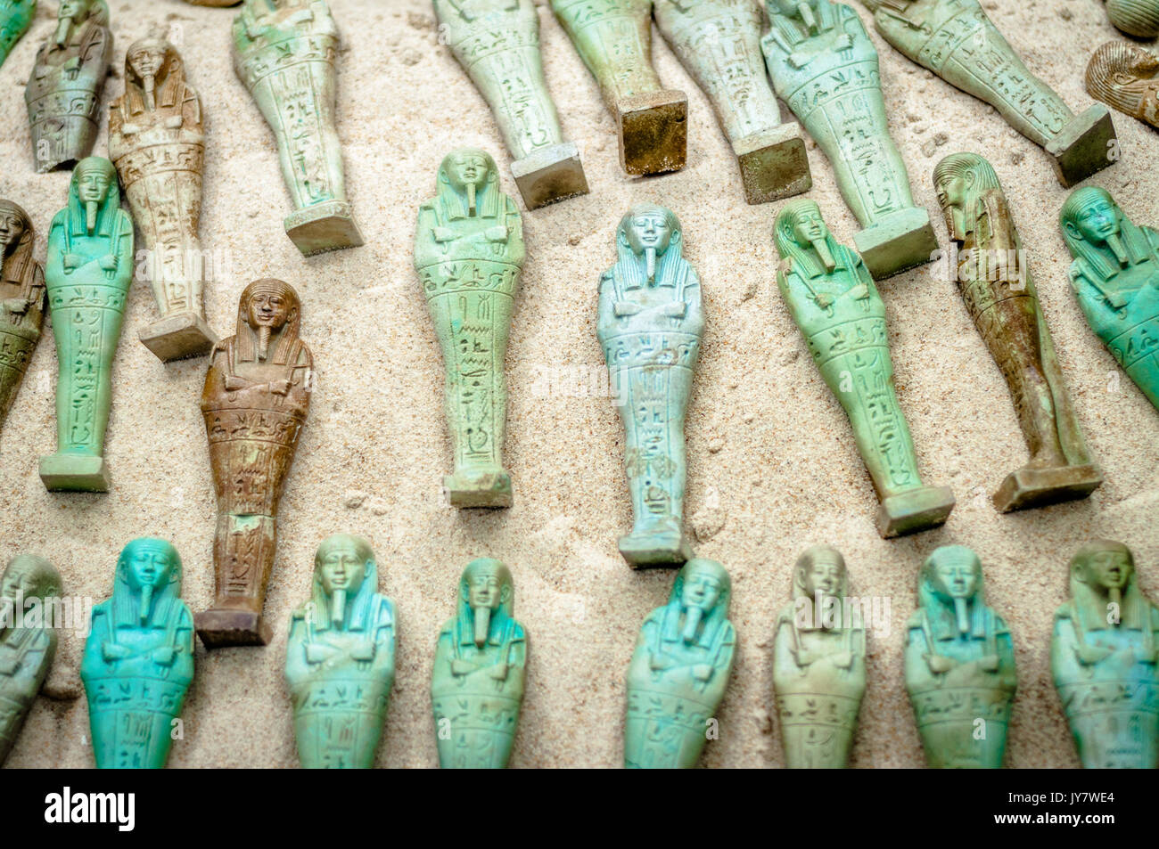 Amuleti egizi Foto Stock