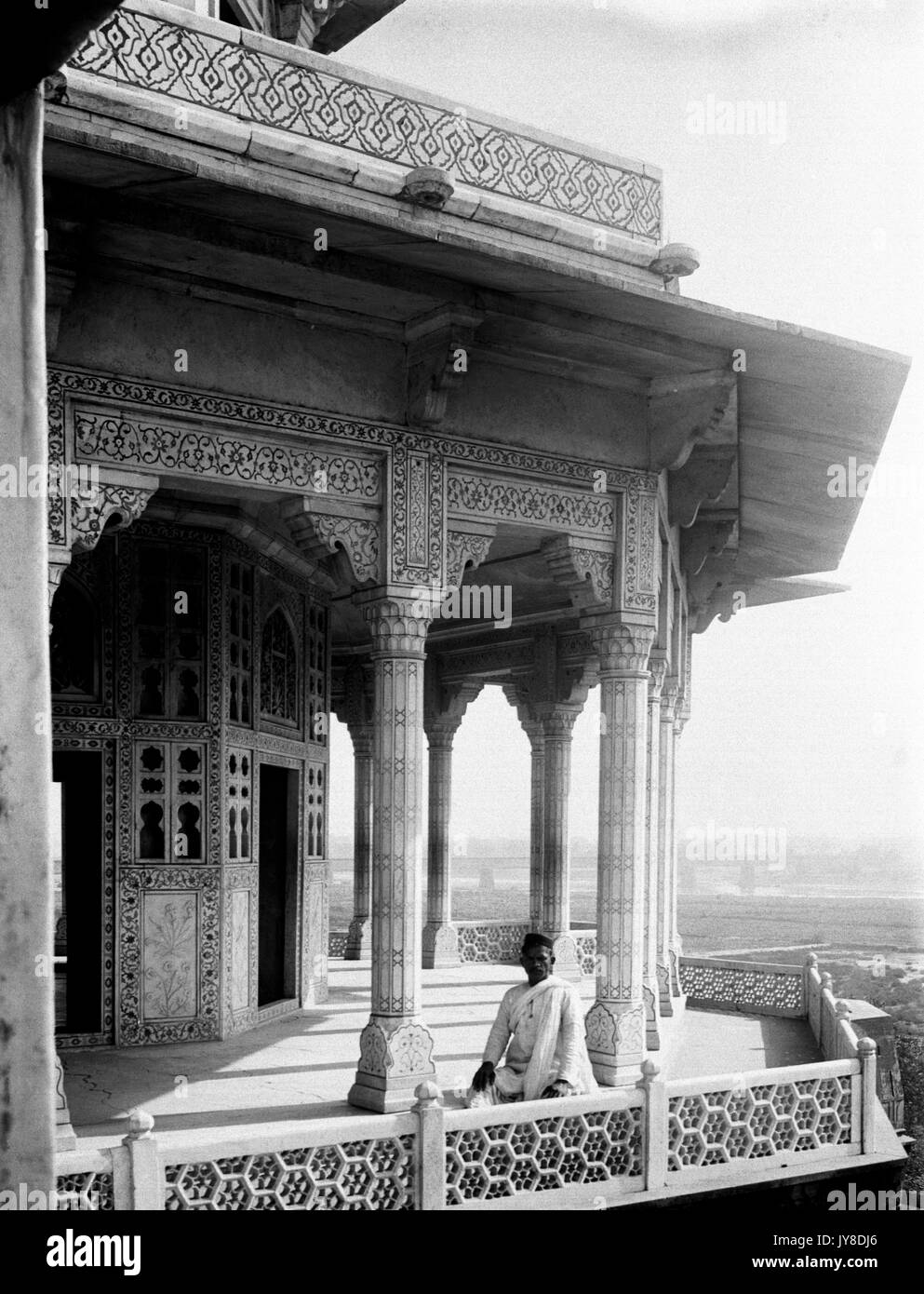 AJAXNETPHOTO. 2a gennaio, 1922. AGRA, INDIA. - SAMAN BURJ O JASMIN torre. Foto:T.J.SPOONER COLL/AJAX VINTAGE PICTURE LIBRARY REF; 19220201 1016 Foto Stock