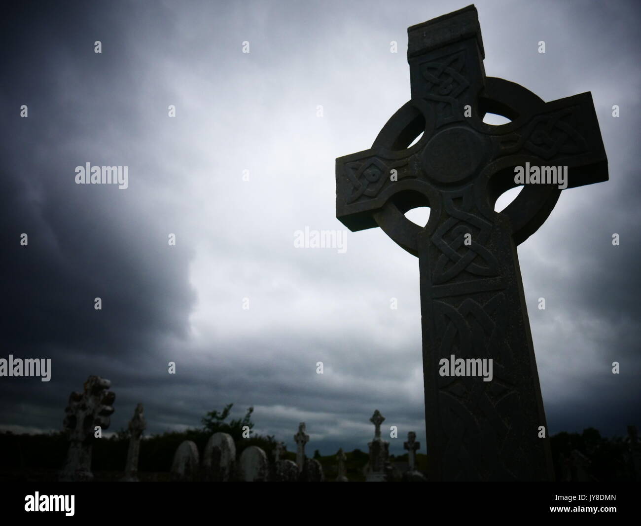 Cimitero di irlandese Foto Stock