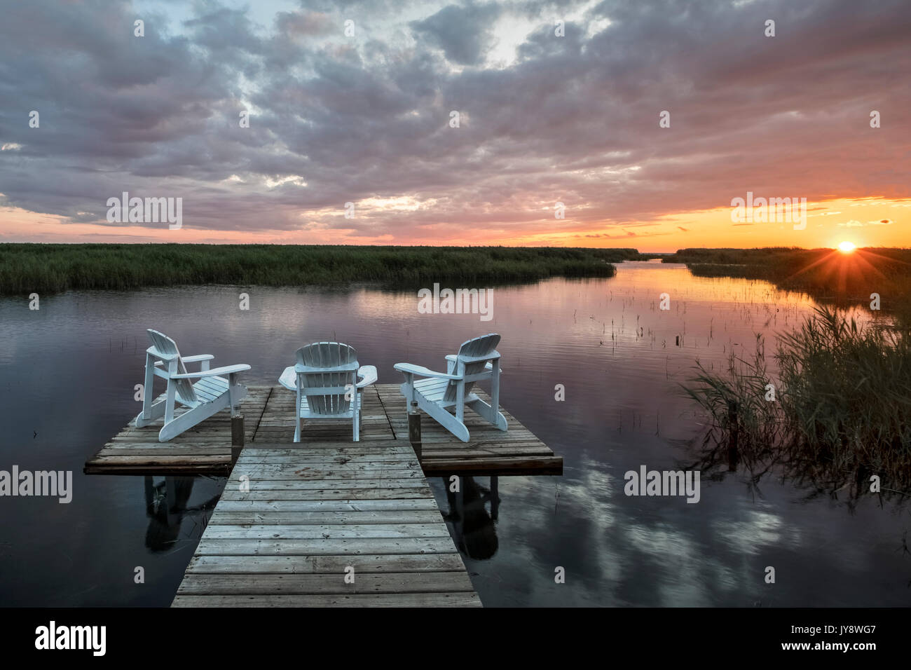 Bollitore punto, Lago Huron, Ontario, Canada, America del Nord Foto Stock