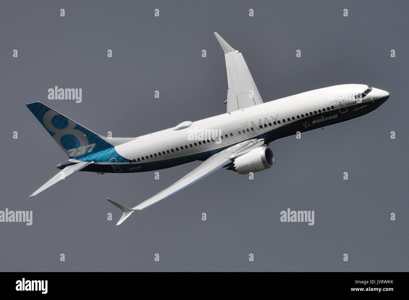 BOEING 737 MAX8 DIMOSTRATORE N8704Q Foto Stock