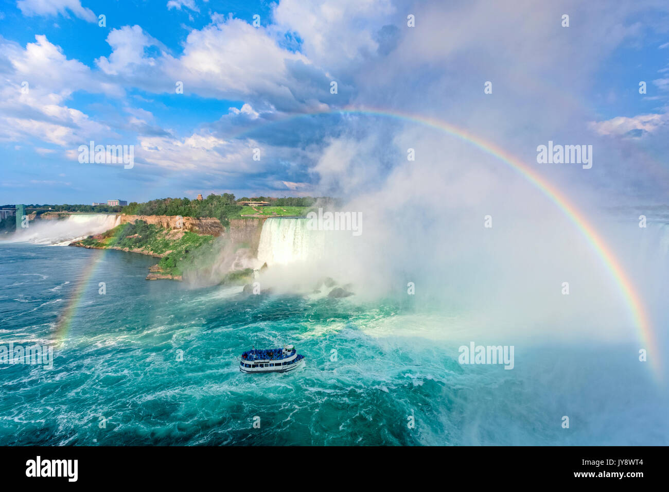 Niagara Falls, Ontario, New York, Canada, Stati Uniti Foto Stock